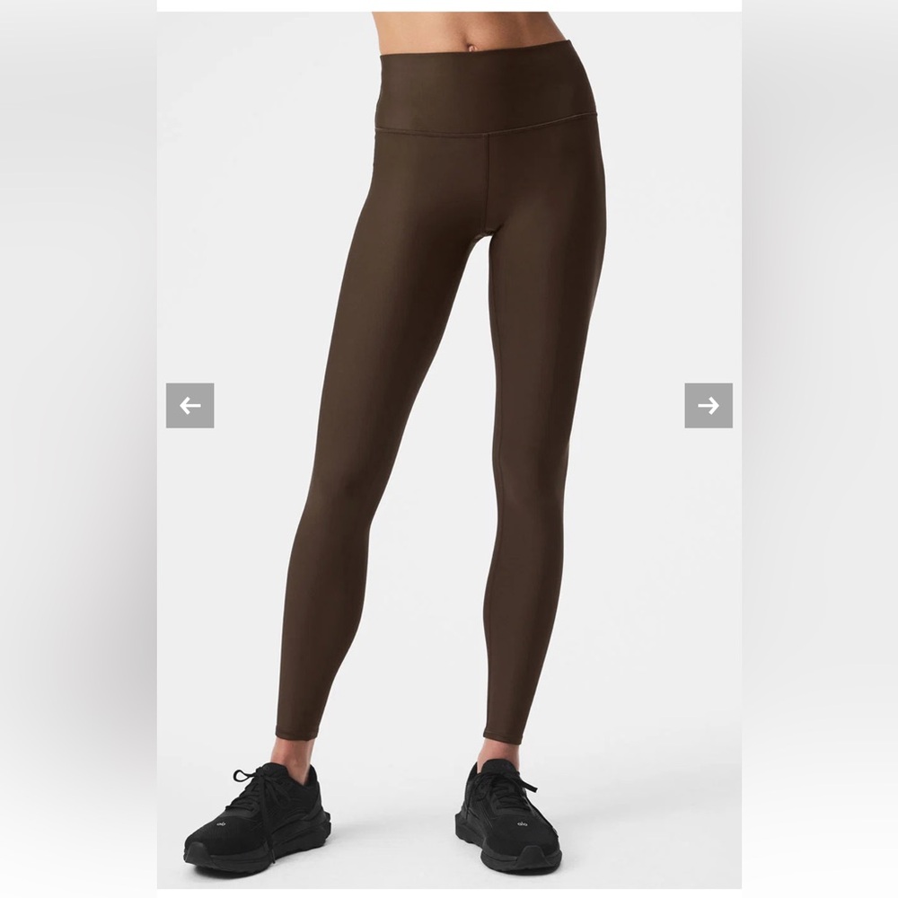 ALO 7/8 High-Waist Airlift Legging in Espresso brown